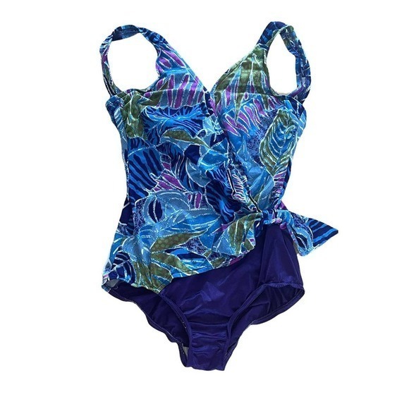 80s Vintage‎ One Piece swimsuit - Picture 1 of 4